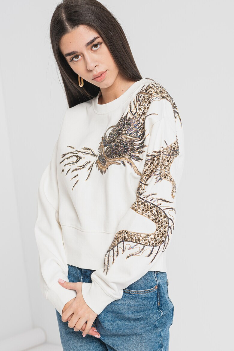 AllSaints Суитшърт с бродерия - Pepit.bg