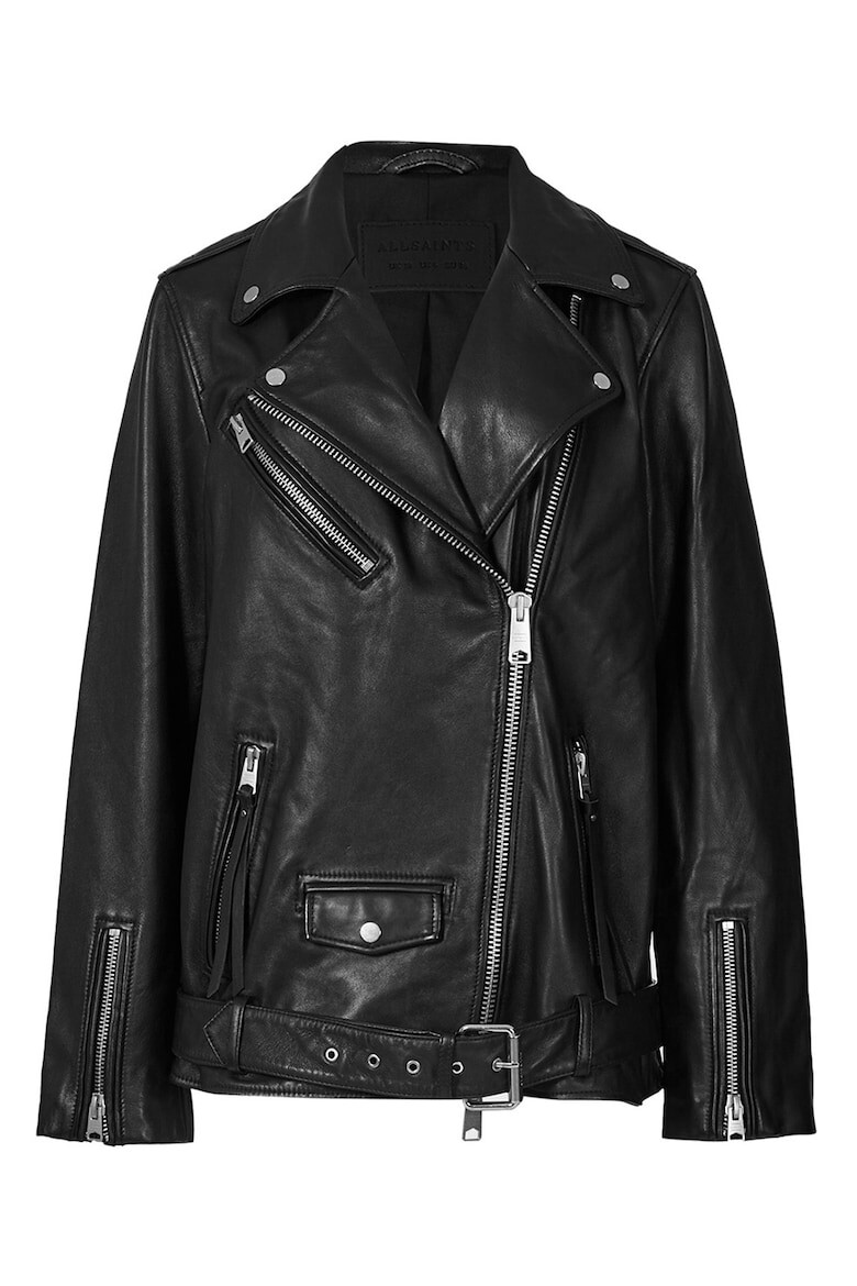 AllSaints Свободно кожено яке Billie - Pepit.bg