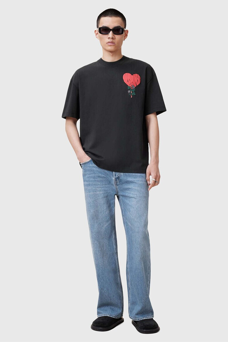 AllSaints Тениска с фигурален принт - Pepit.bg
