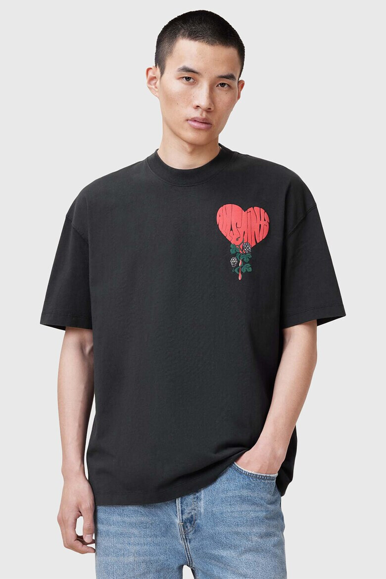 AllSaints Тениска с фигурален принт - Pepit.bg
