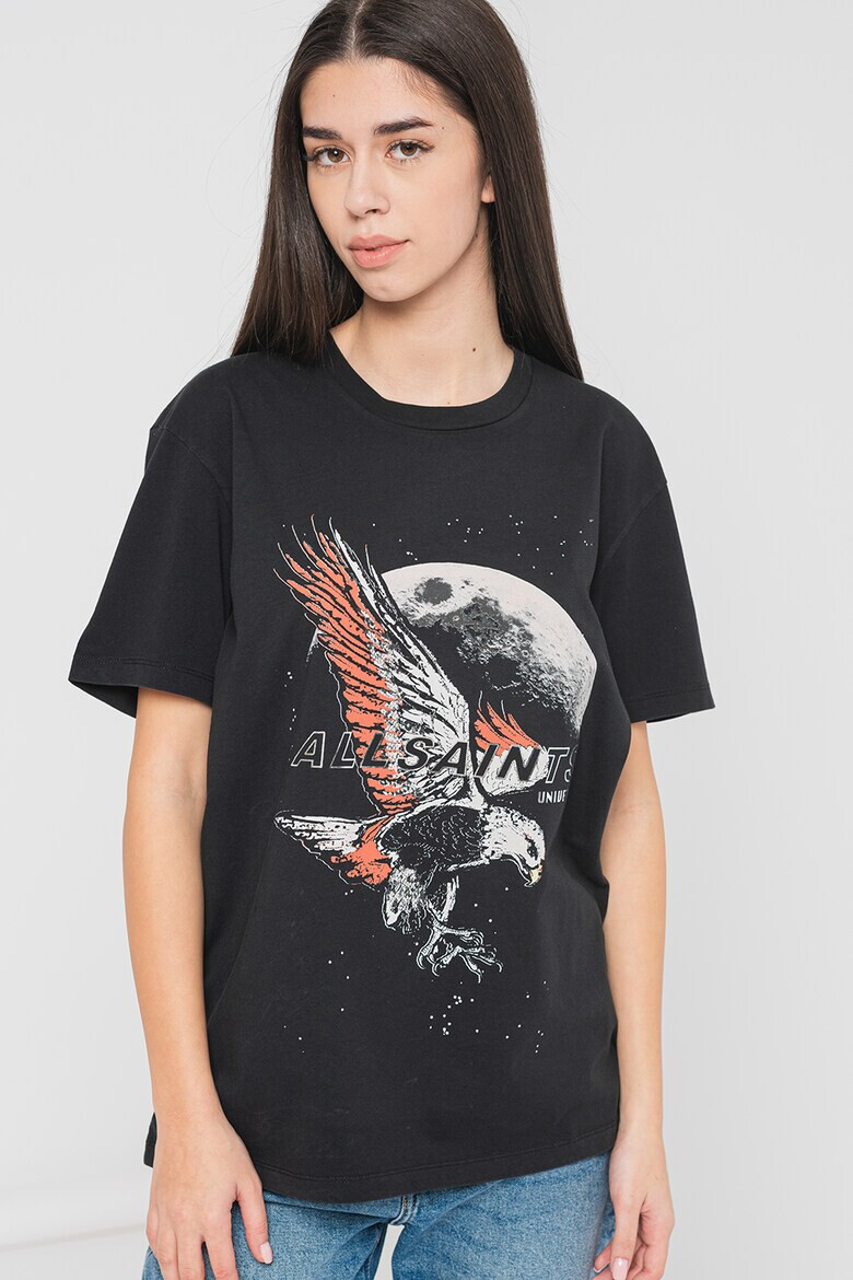 AllSaints Тениска с фигурална шарка - Pepit.bg