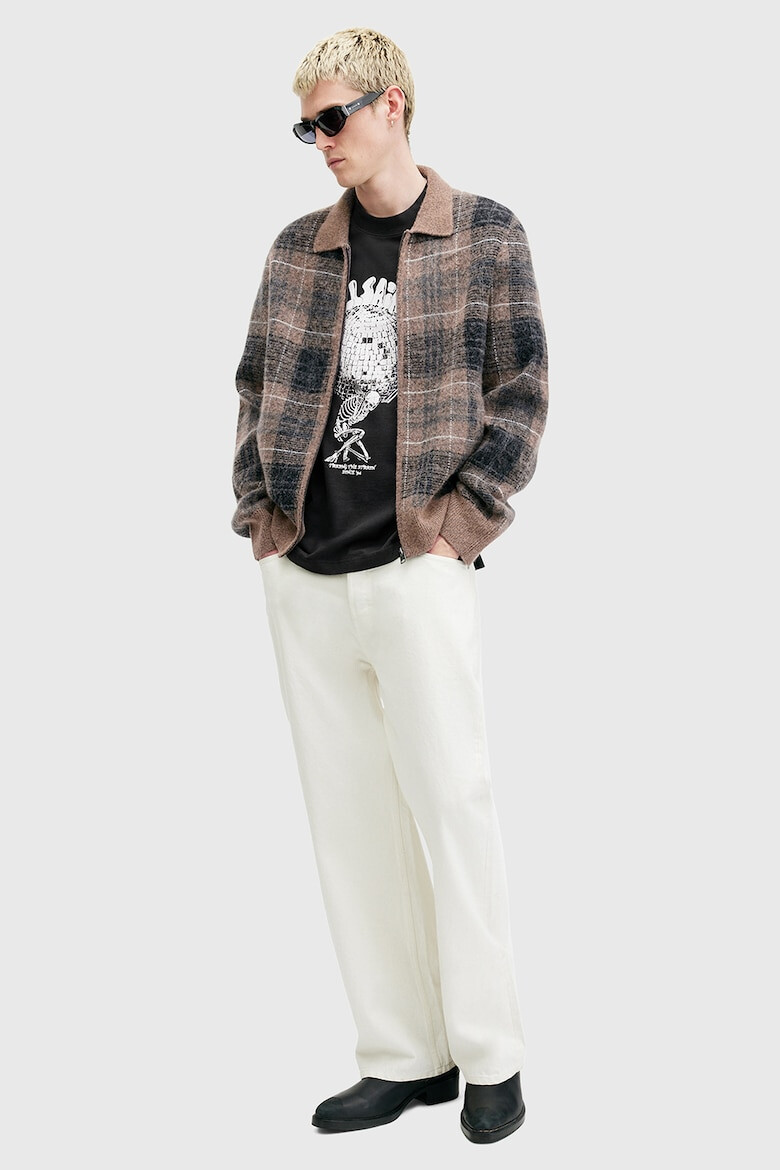 AllSaints Тениска с графична шарка - Pepit.bg