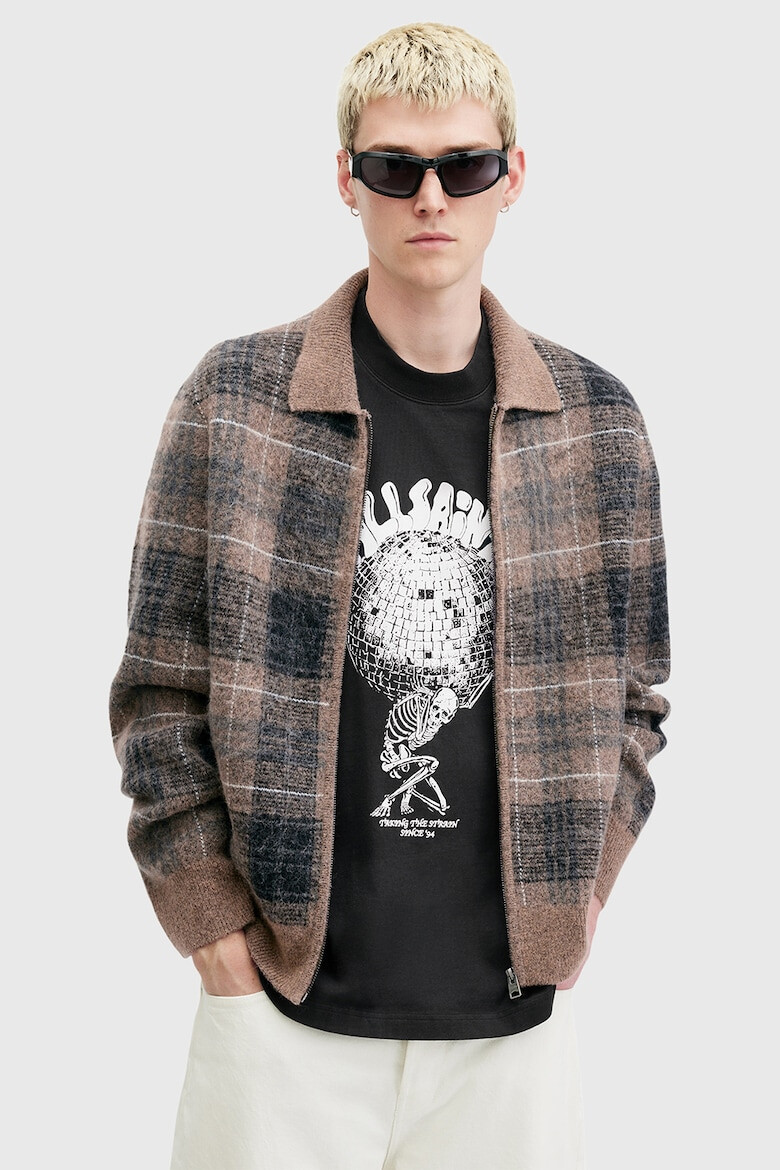 AllSaints Тениска с графична шарка - Pepit.bg