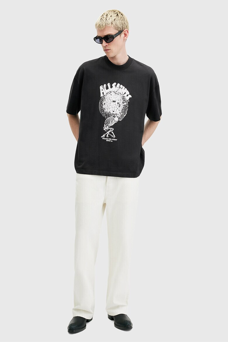 AllSaints Тениска с графична шарка - Pepit.bg