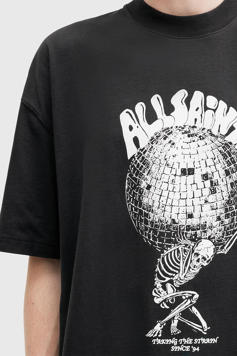 AllSaints Тениска с графична шарка - Pepit.bg