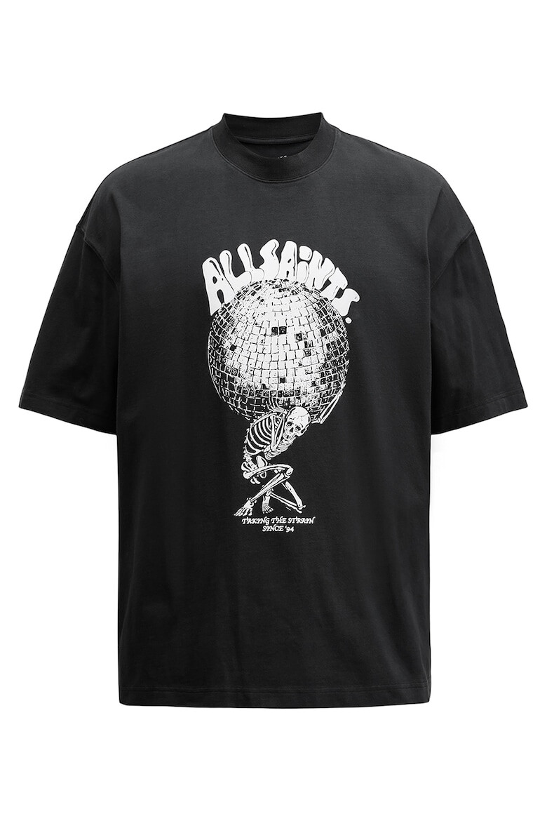 AllSaints Тениска с графична шарка - Pepit.bg
