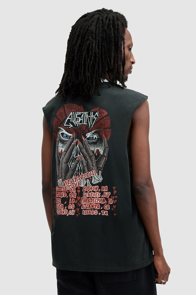 AllSaints Топ Amortis с принт - Pepit.bg