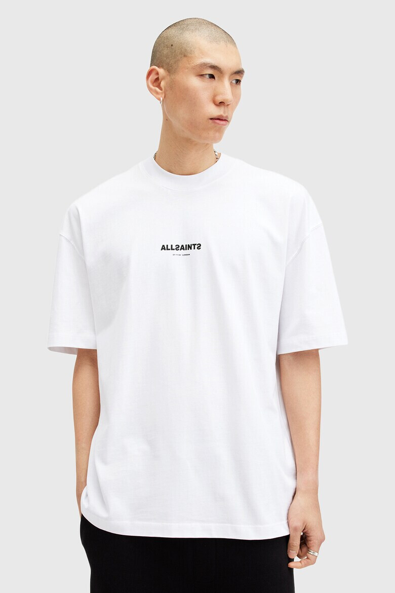 AllSaints Уголемена памучна тениска Subverse - Pepit.bg