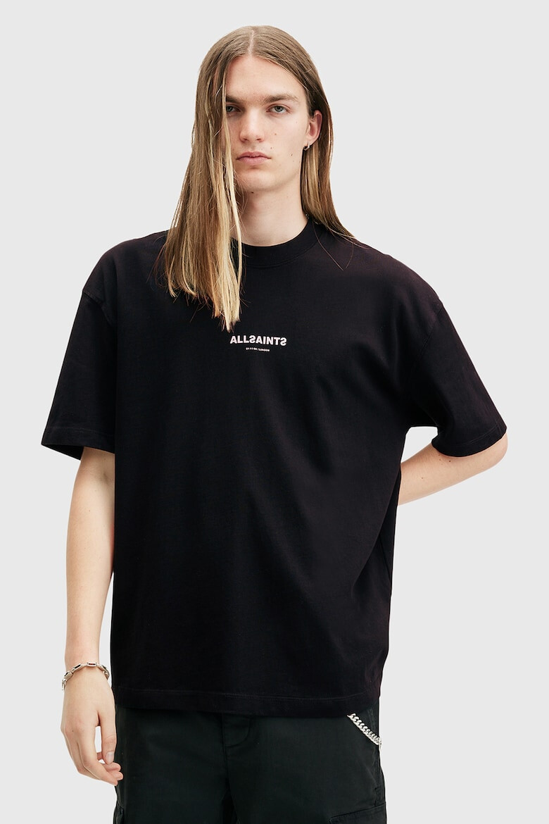 AllSaints Уголемена памучна тениска Subverse - Pepit.bg