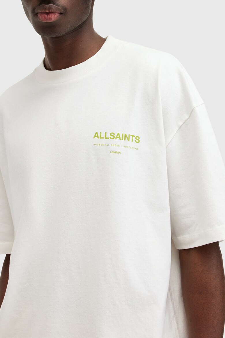 AllSaints Уголемена тениска Access с лого на гърба - Pepit.bg