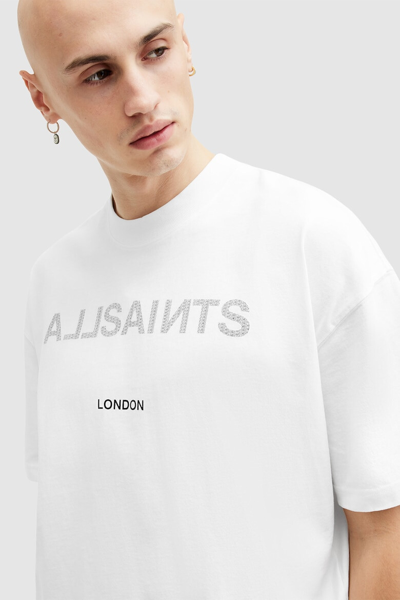 AllSaints Уголемена тениска Cutout с лого - Pepit.bg