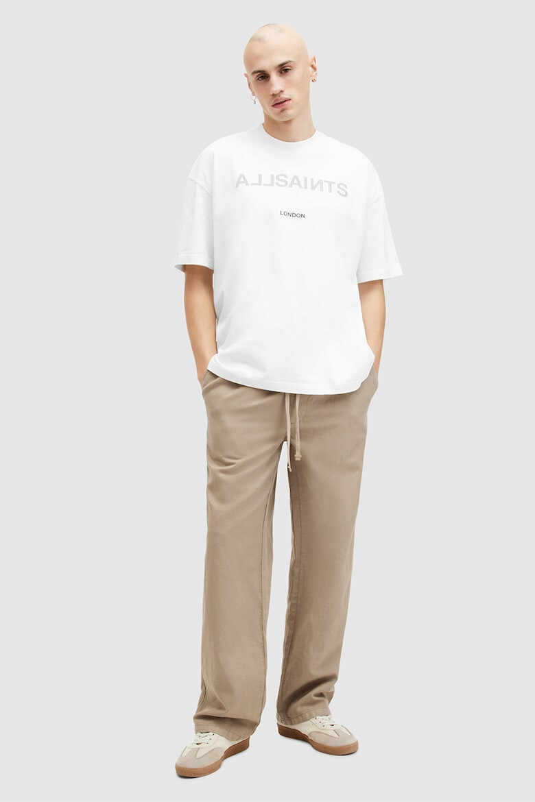 AllSaints Уголемена тениска Cutout с лого - Pepit.bg