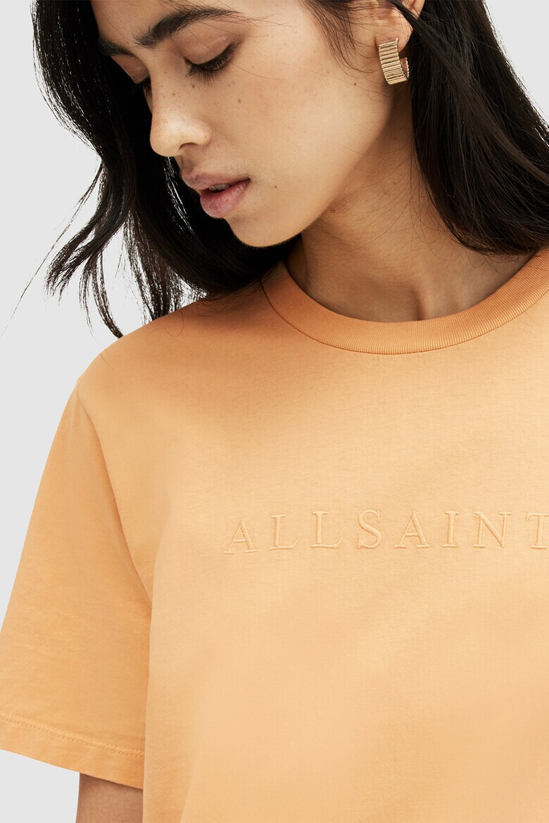 AllSaints Уголемена тениска Pippa с лого - Pepit.bg