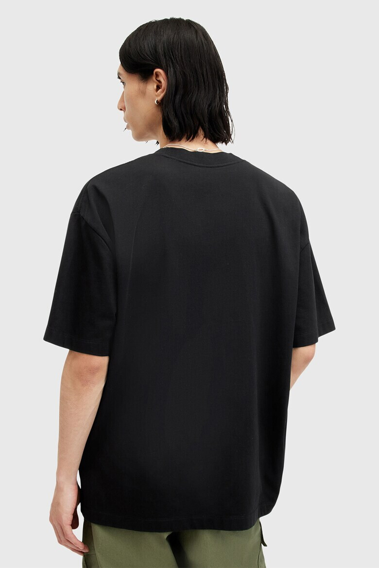 AllSaints Уголемена тениска Slanted с лого - Pepit.bg