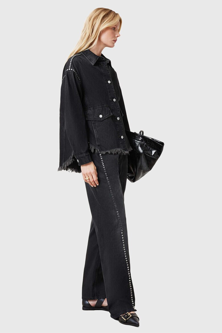 AllSaints Уголемено дънково яке Hettie - Pepit.bg