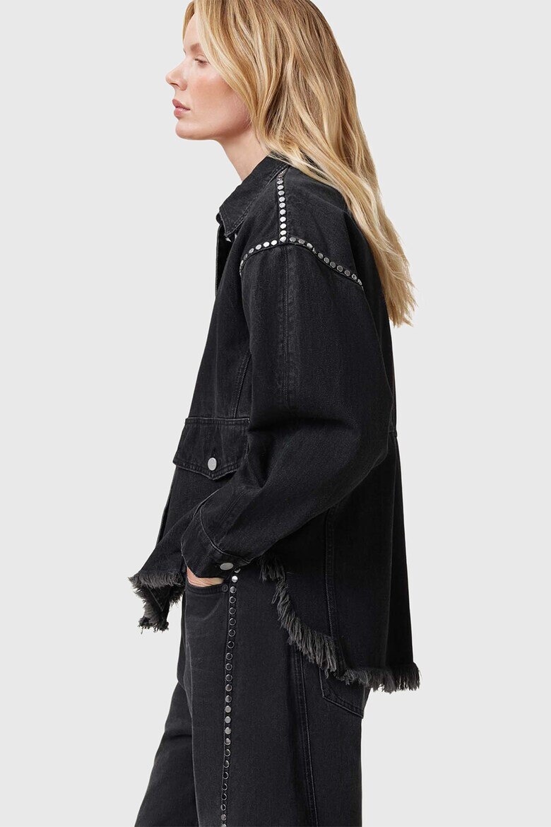 AllSaints Уголемено дънково яке Hettie - Pepit.bg