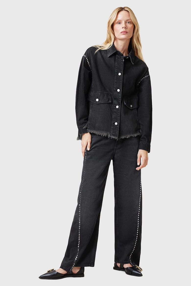 AllSaints Уголемено дънково яке Hettie - Pepit.bg