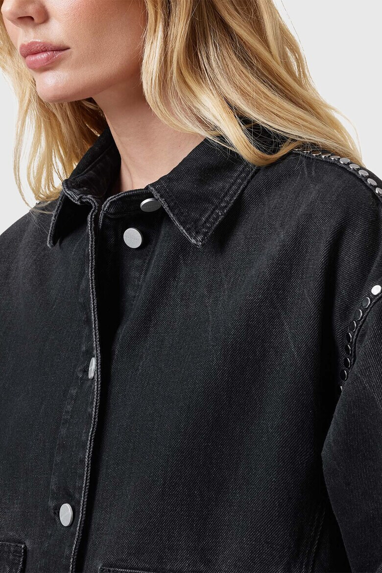 AllSaints Уголемено дънково яке Hettie - Pepit.bg
