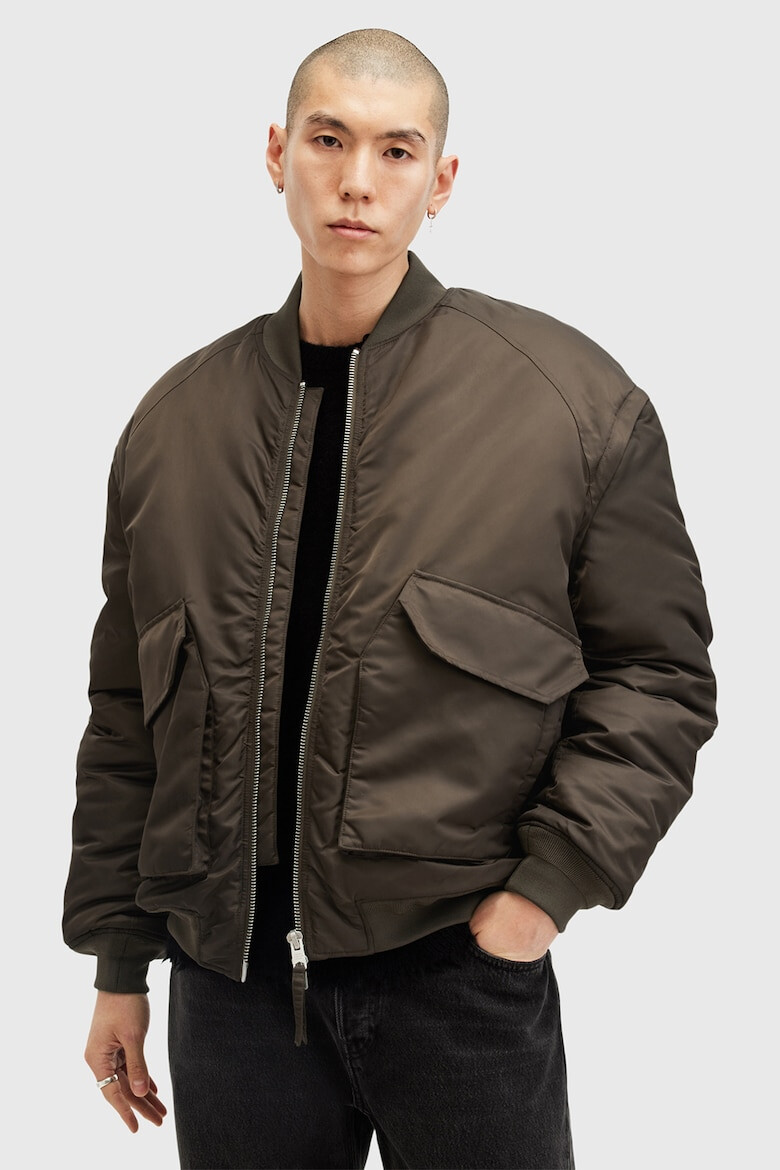 AllSaints Уголемено яке бомбър Hawk - Pepit.bg