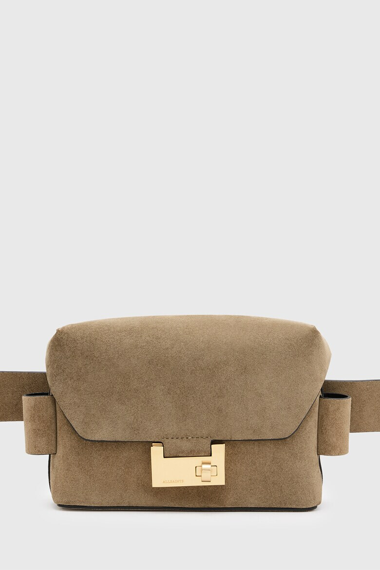 AllSaints Велурена чанта Frankie - Pepit.bg