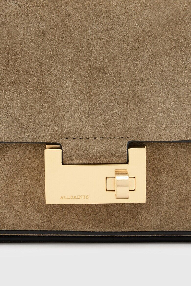 AllSaints Велурена чанта Frankie - Pepit.bg