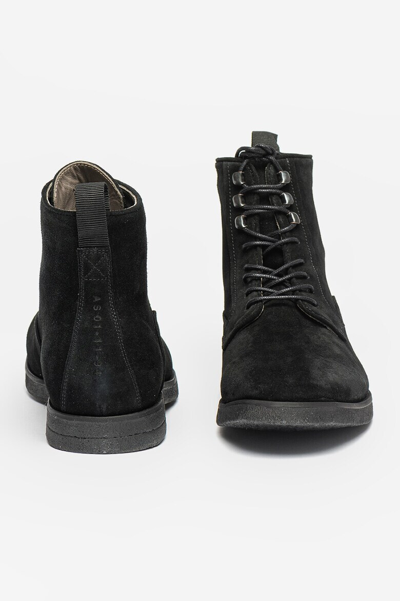 AllSaints Велурени боти Kyle - Pepit.bg