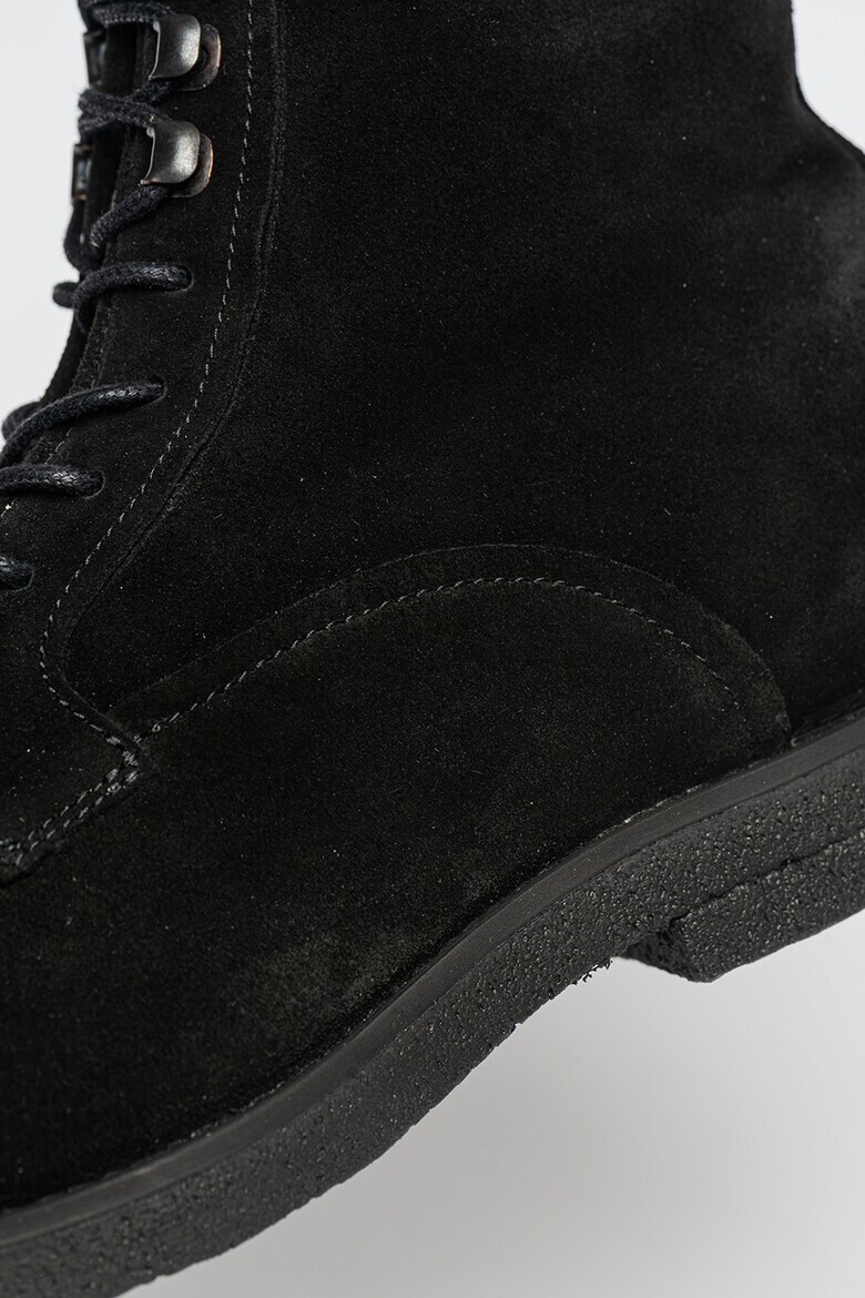 AllSaints Велурени боти Kyle - Pepit.bg
