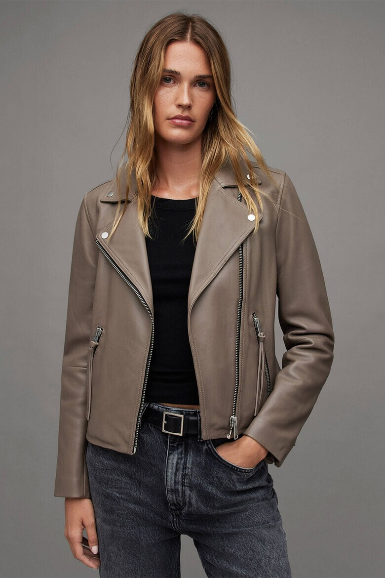AllSaints Вталено кожено яке Dalby - Pepit.bg