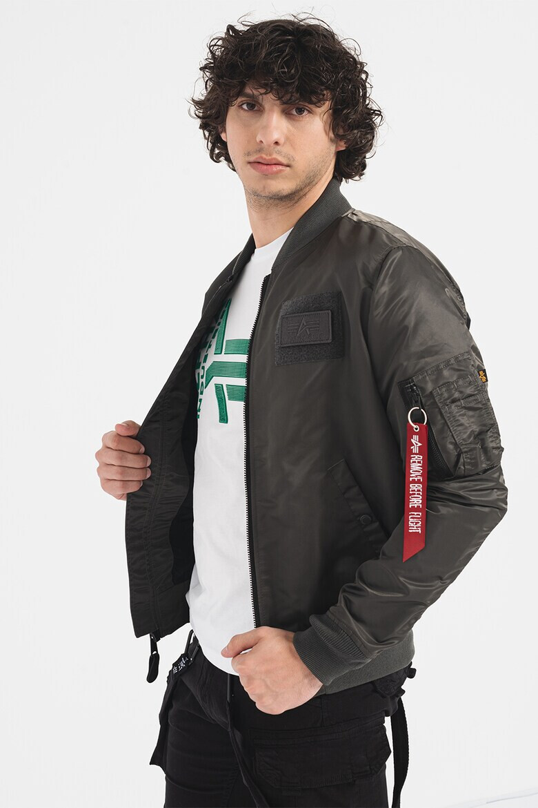 ALPHA INDUSTRIES Яке бомбър с лого - Pepit.bg