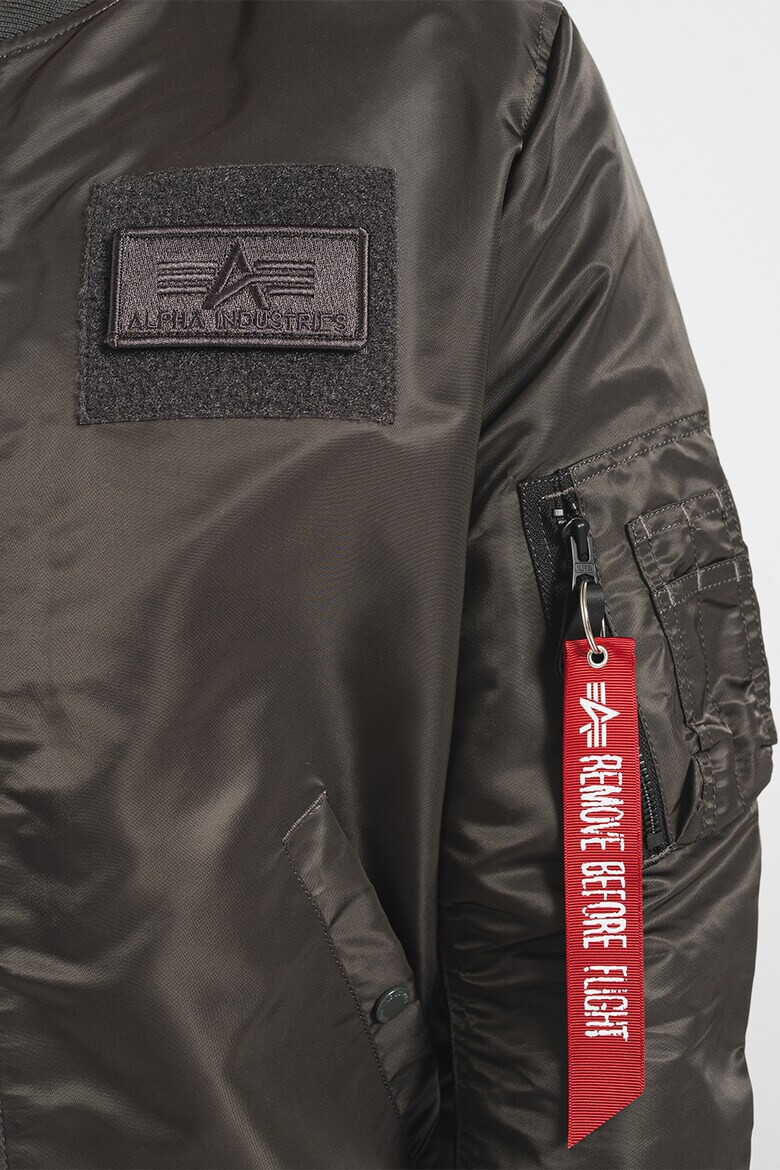 ALPHA INDUSTRIES Яке бомбър с лого - Pepit.bg