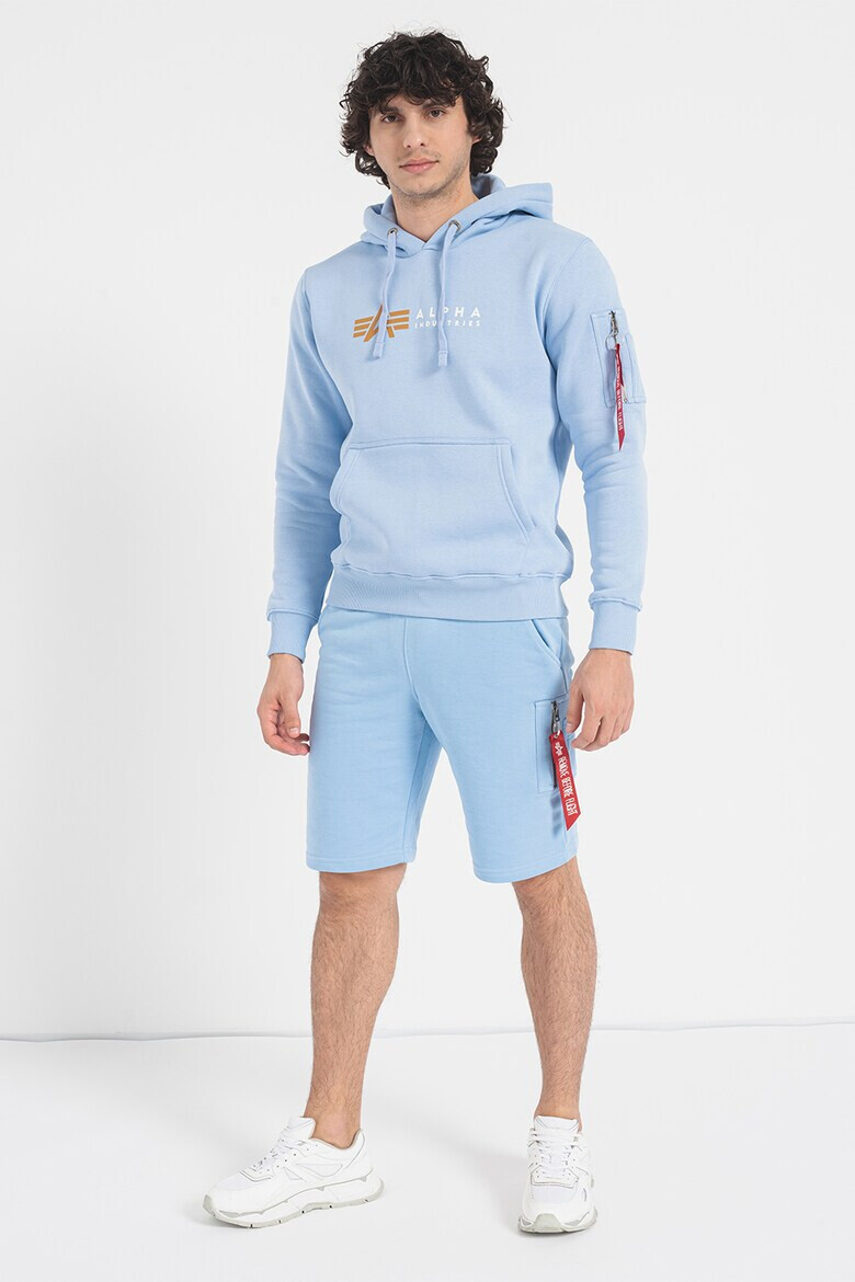 ALPHA INDUSTRIES Худи Label с джоб тип кенгуру - Pepit.bg