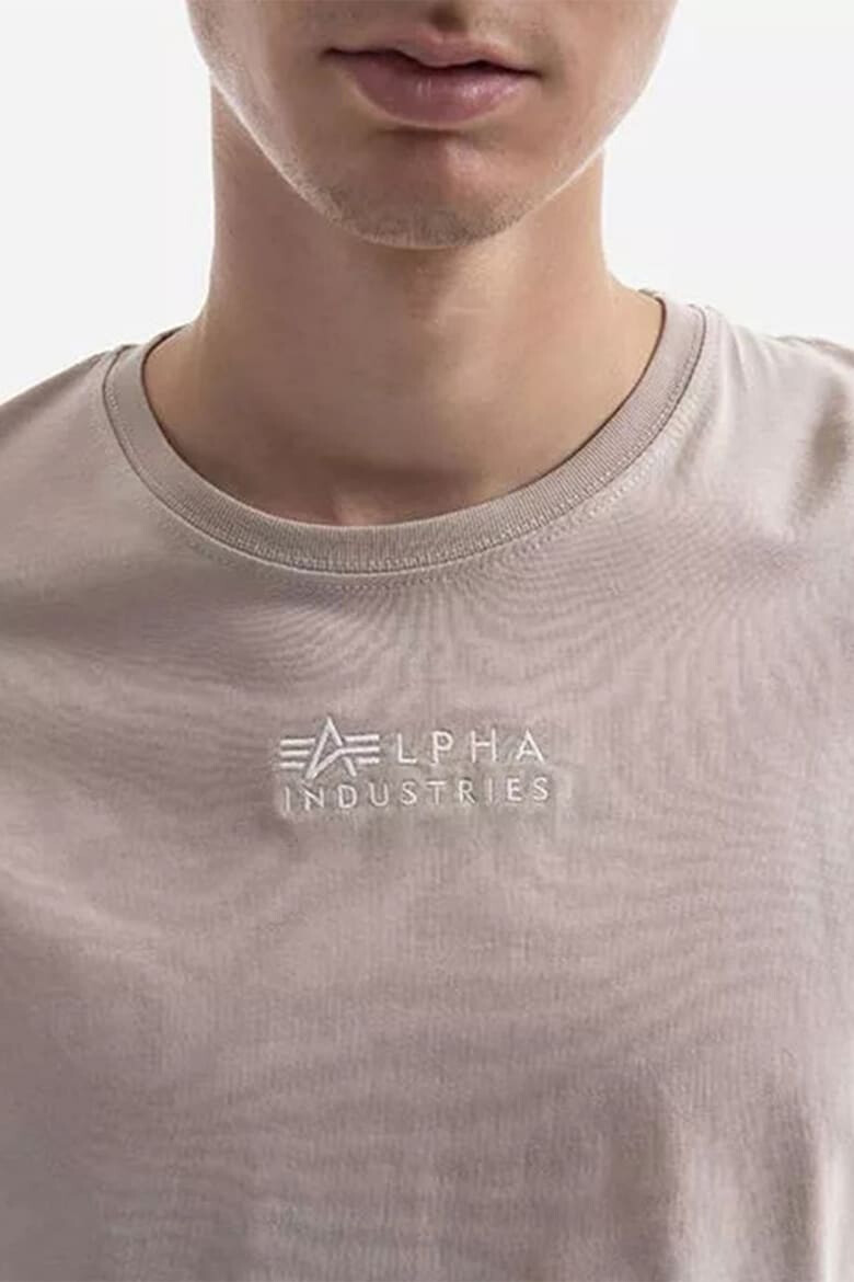 ALPHA INDUSTRIES Памучна тениска с лого - Pepit.bg