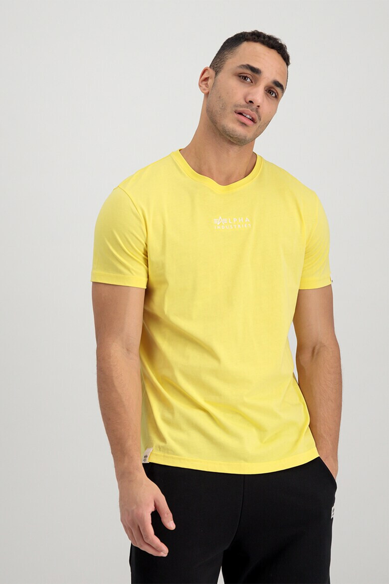 ALPHA INDUSTRIES Памучна тениска с лого - Pepit.bg