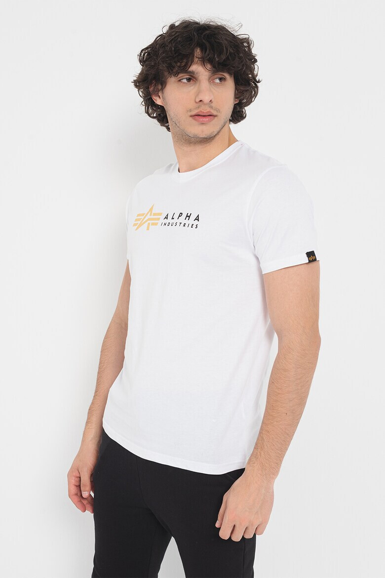 ALPHA INDUSTRIES Тениска Label с лого - Pepit.bg