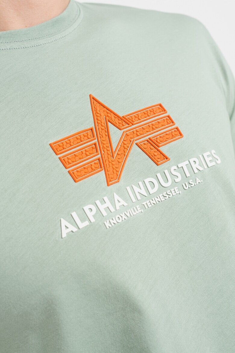 ALPHA INDUSTRIES Тениска с гумирано лого - Pepit.bg