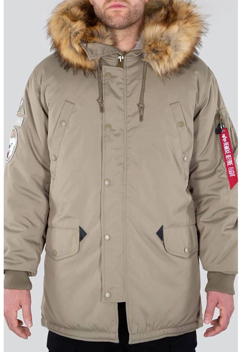 ALPHA INDUSTRIES Зимно яке с отделящ се еко пух - Pepit.bg