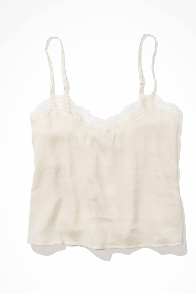 American Eagle Ефирен топ Cami с дантела - Pepit.bg