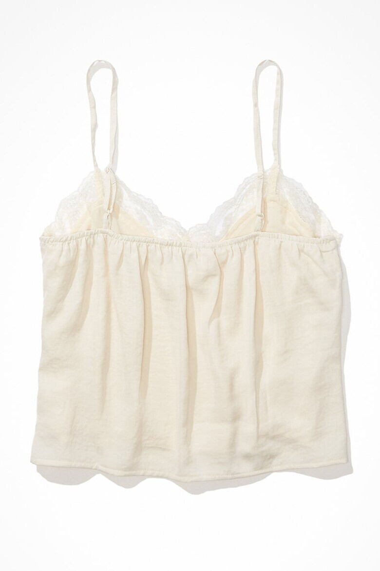 American Eagle Ефирен топ Cami с дантела - Pepit.bg