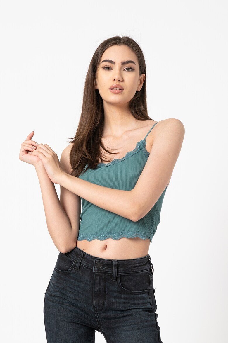 American Eagle Къс топ с дантела - Pepit.bg