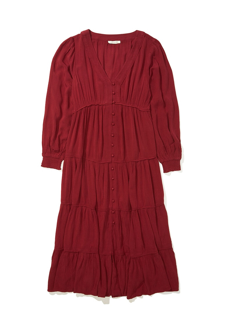 American Eagle Рокля с шпиц и набирания - Pepit.bg