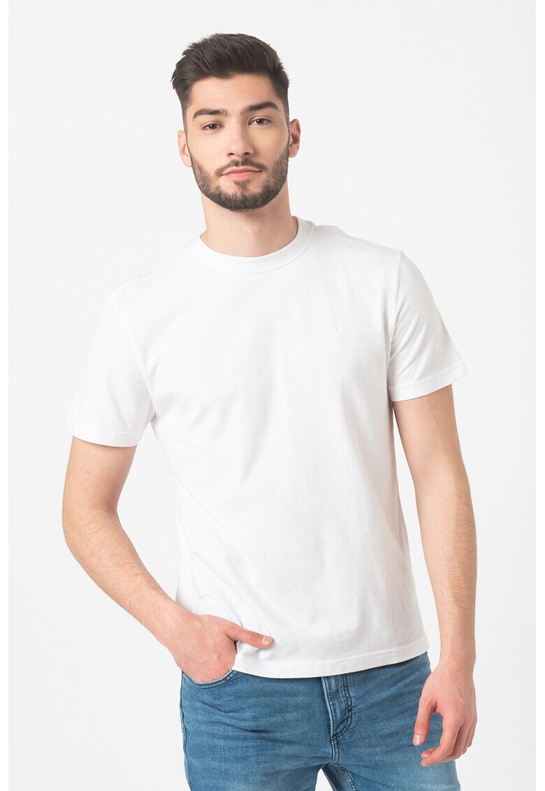 American Eagle Тениска с овално деколте и лого - Pepit.bg