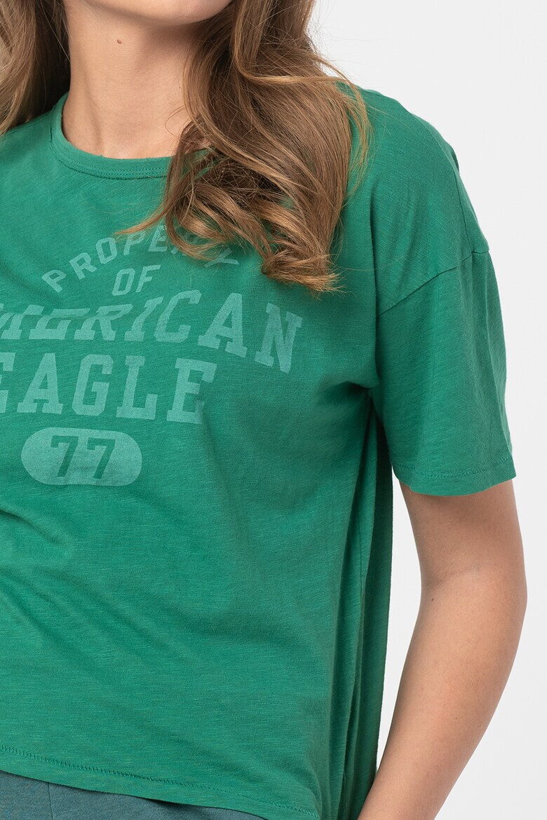 American Eagle Тениска с паднали ръкави - Pepit.bg