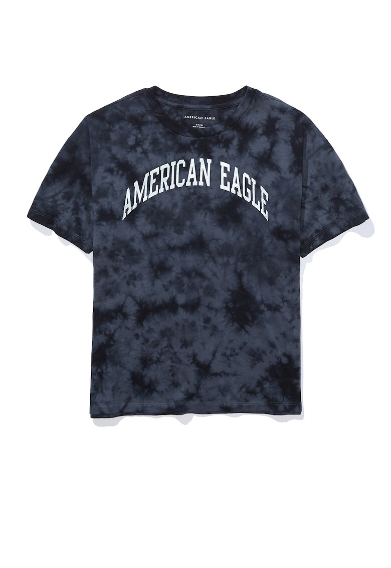 American Eagle Тениска с шарка и лого - Pepit.bg