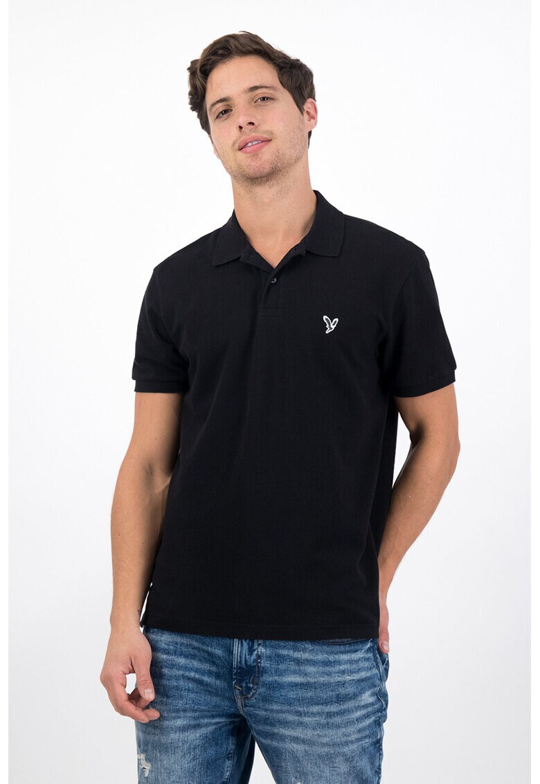 American Eagle Тениска с яка и лого - Pepit.bg