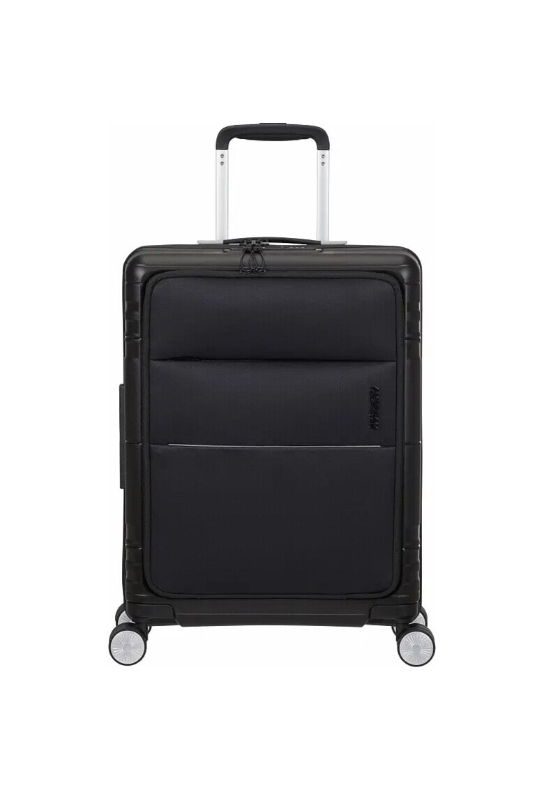 American Tourister Куфар Crosstrack Черен-Сив 46.5 x 30.5 x 79 - Pepit.bg