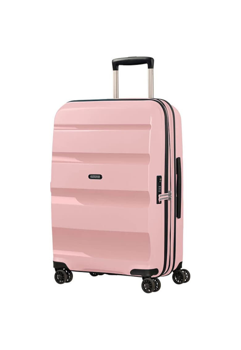 American Tourister Куфар Crosstrack Черен-Сив 46.5 x 30.5 x 79 - Pepit.bg