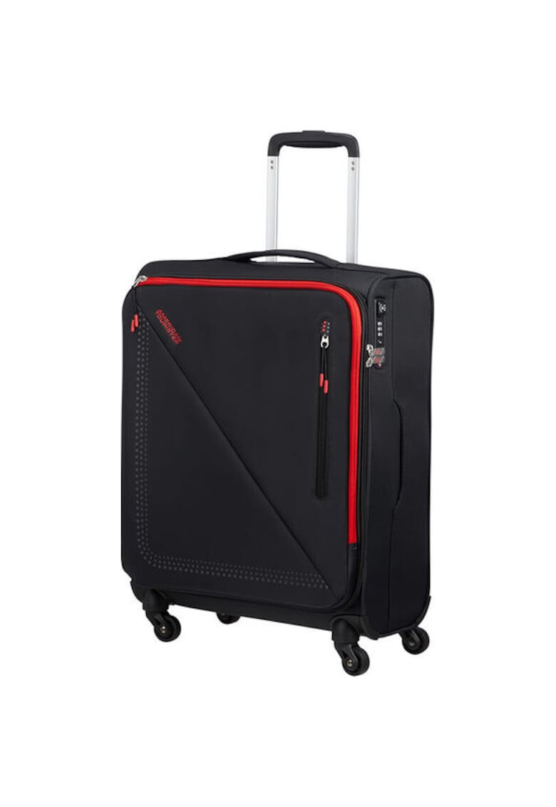 American Tourister Куфар Lite-Volt Черен-Червен 40 x 20 x 55 - Pepit.bg