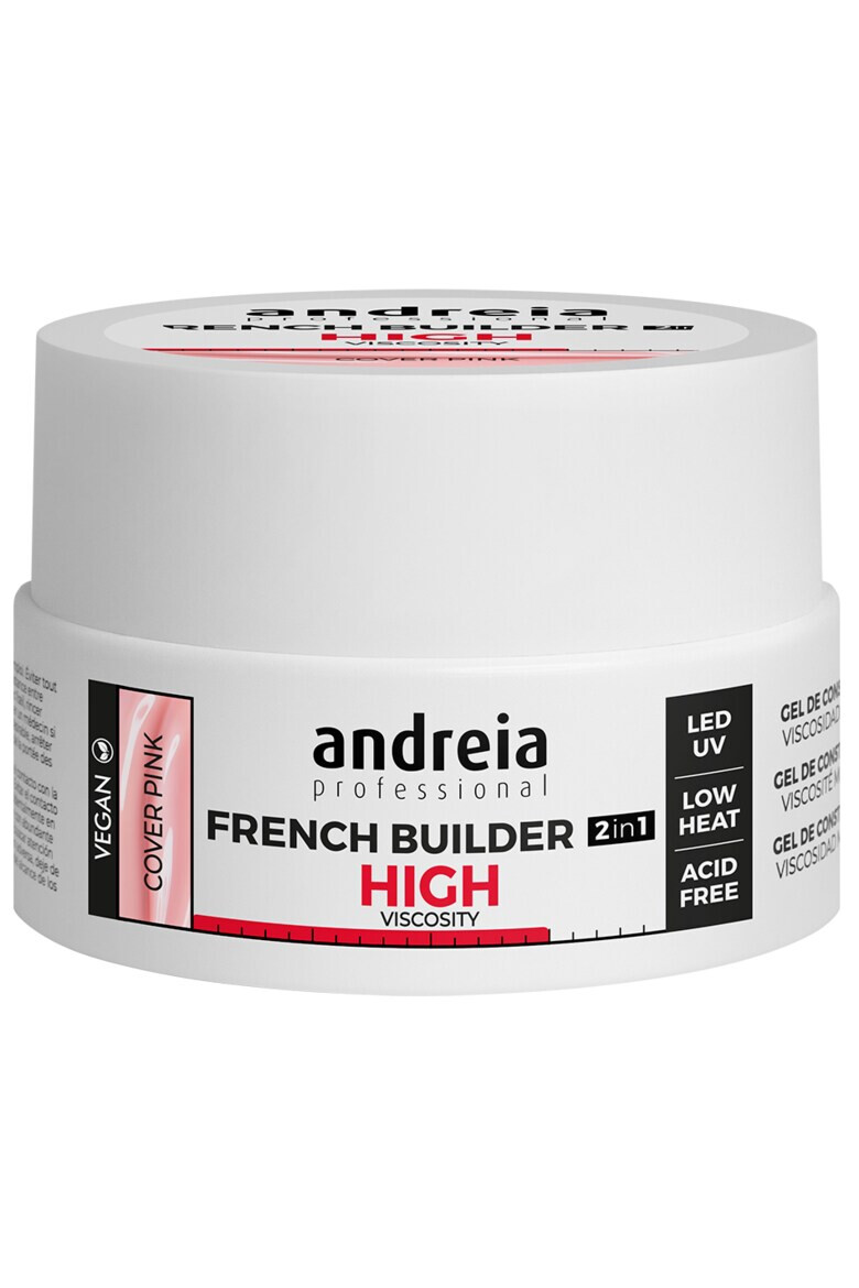 Andreia Гел за изграждане на нокти French High Viscosity - Pink 22 гр - Pepit.bg