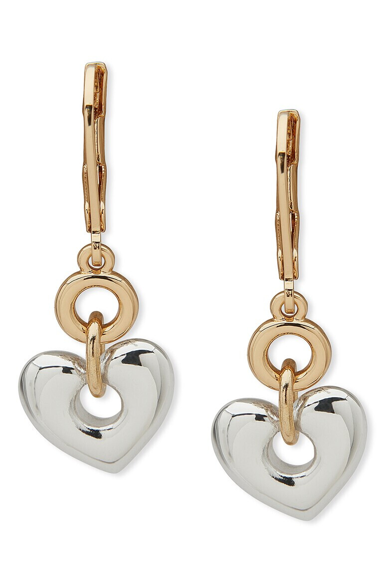 Anne Klein Обеци със сърцевиден елемент - Pepit.bg