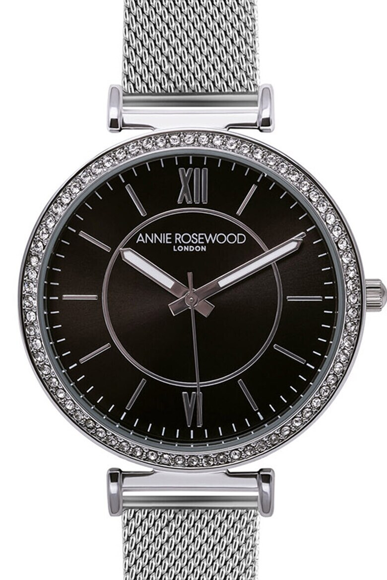 Annie Rosewood Иноксов часовник с кристали - Pepit.bg